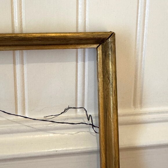 Vintage Gold Painted Wood Frame - Picture 4 of 4